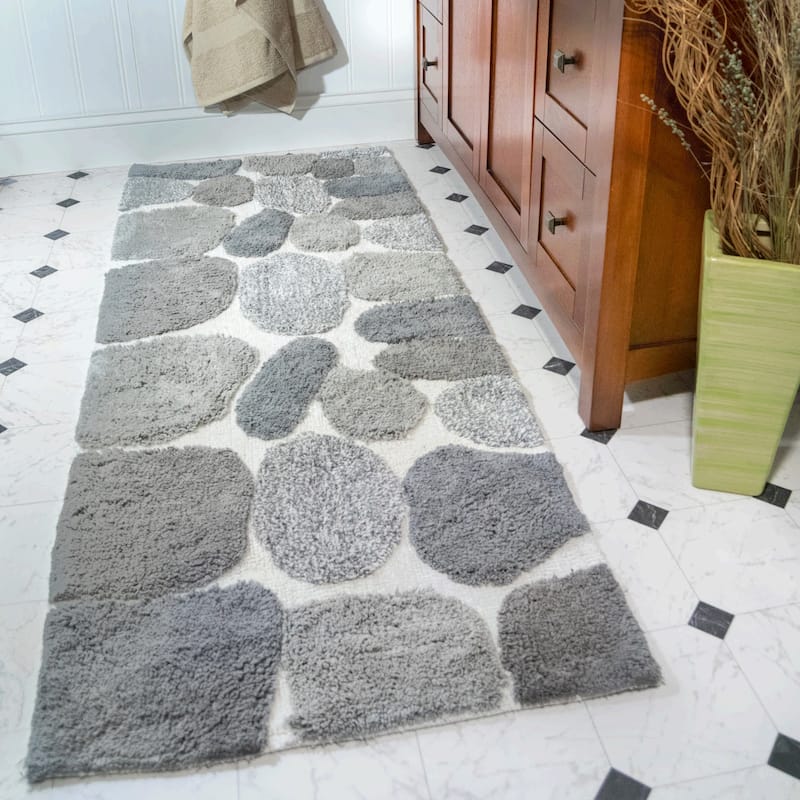 Chesapeake Pebbles Bath Rug Runner (24" x 60")