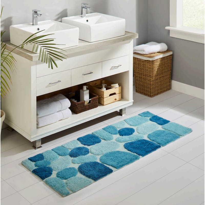 Chesapeake Pebbles Bath Rug Runner (24" x 60")