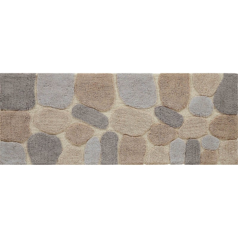 Chesapeake Pebbles Bath Rug Runner (24" x 60") - Amethyst