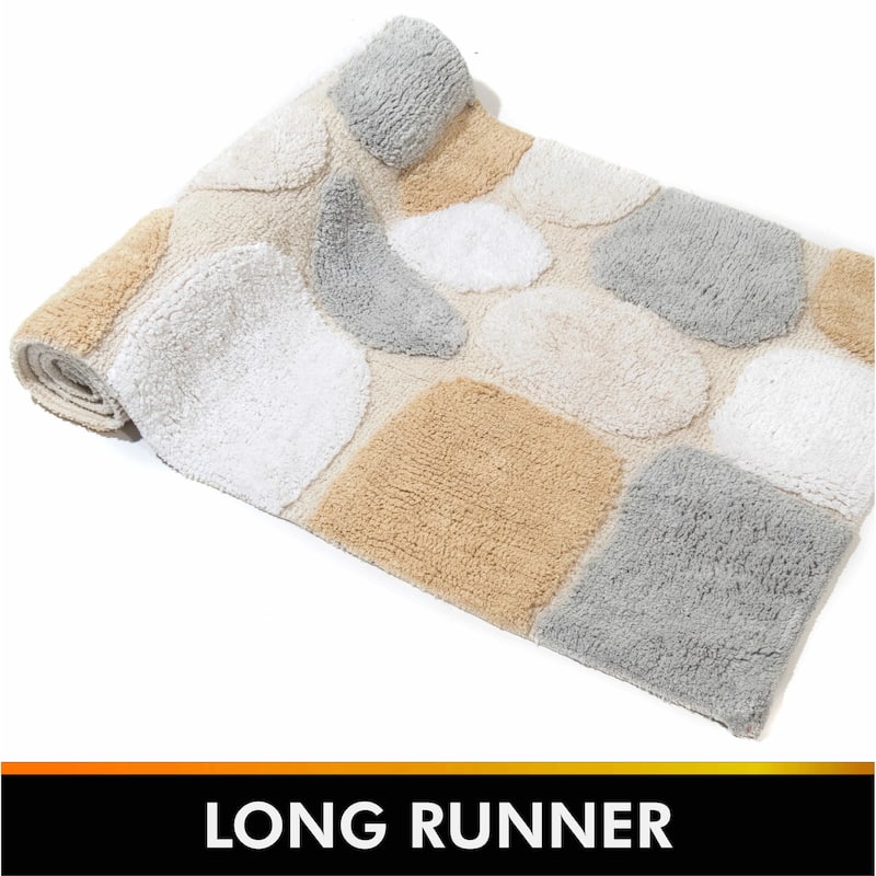 Chesapeake Pebbles Bath Rug Runner (24" x 60")