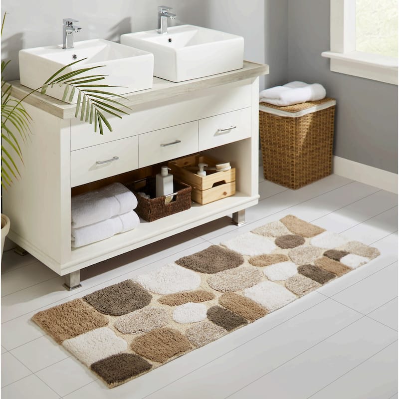 Chesapeake Pebbles Bath Rug Runner (24" x 60")