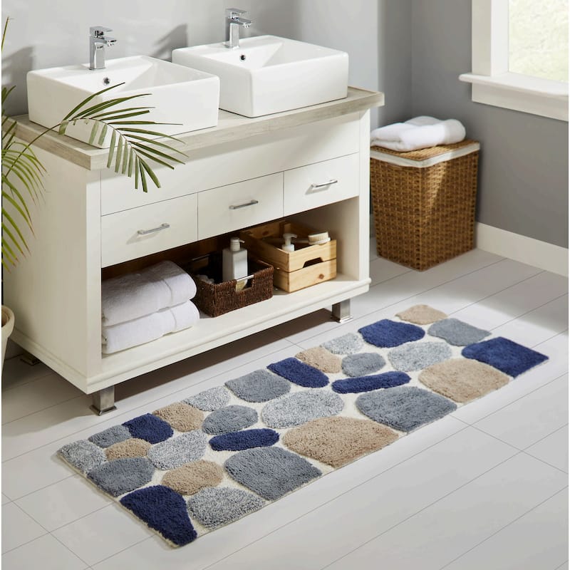 Chesapeake Pebbles Bath Rug Runner (24" x 60")