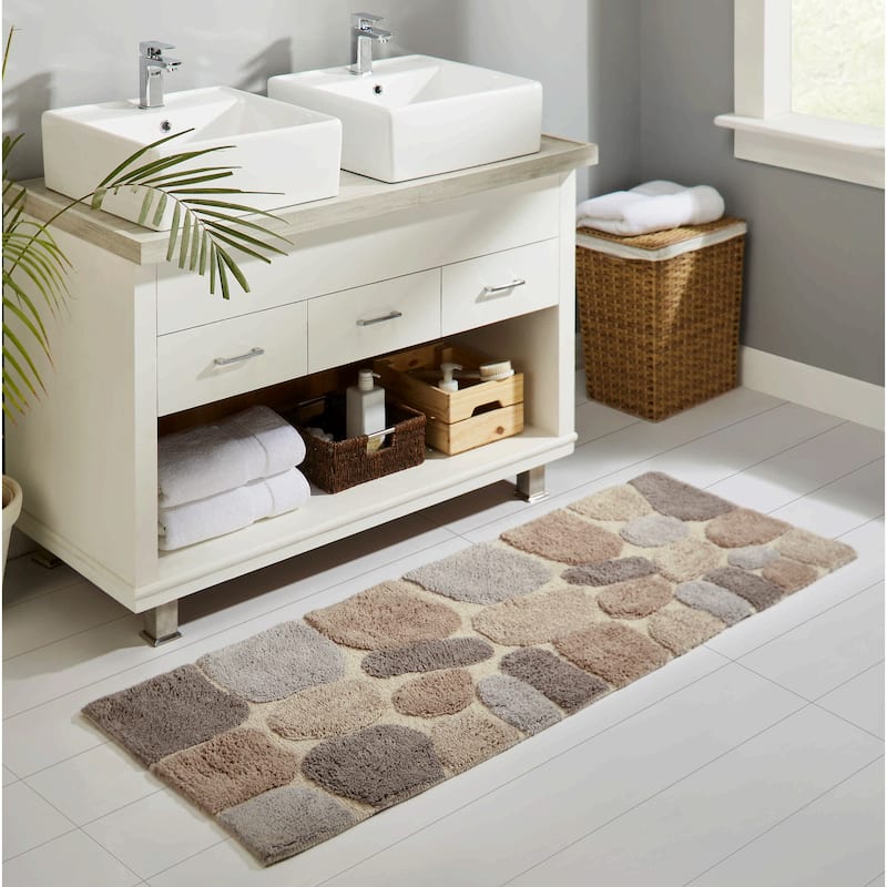 Chesapeake Pebbles Bath Rug Runner (24" x 60")