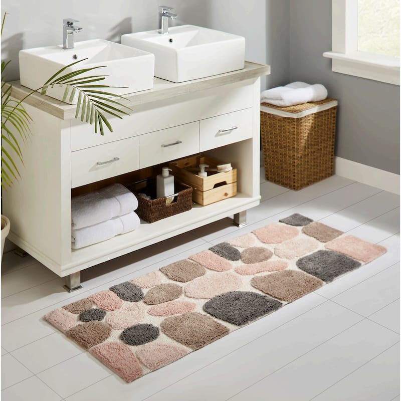 Chesapeake Pebbles Bath Rug Runner (24" x 60")