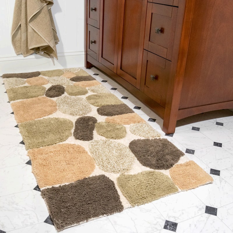 Chesapeake Pebbles Bath Rug Runner (24" x 60")