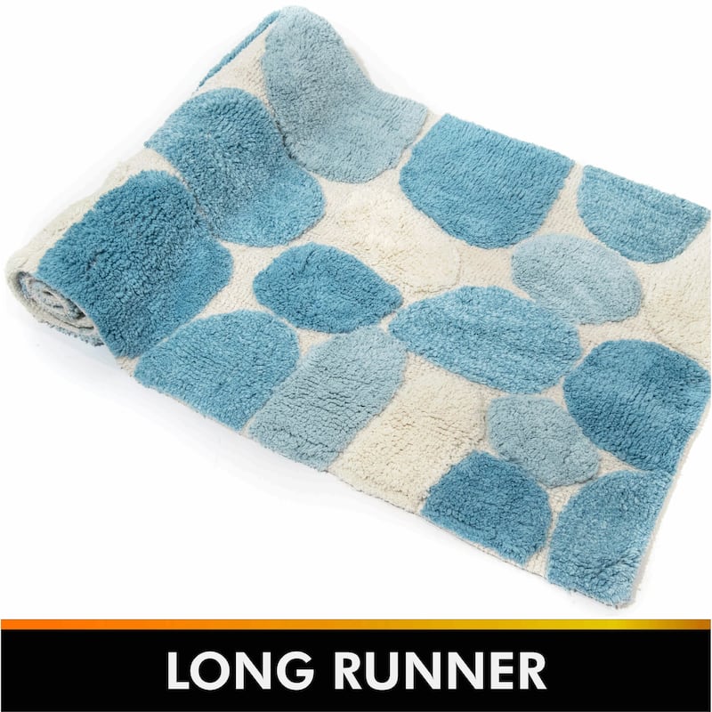 Chesapeake Pebbles Bath Rug Runner (24" x 60")