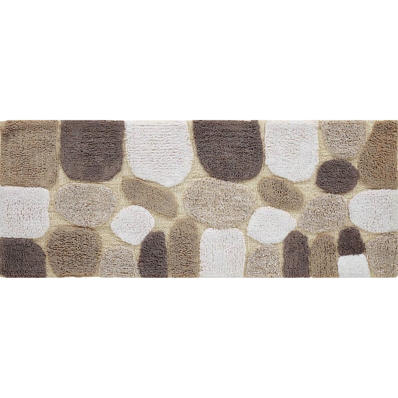 Chesapeake Pebbles Bath Rug Runner (24" x 60") - Safari