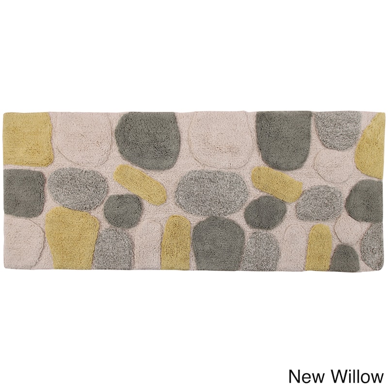 Chesapeake Pebbles Bath Rug Runner (24" x 60") - New Willow