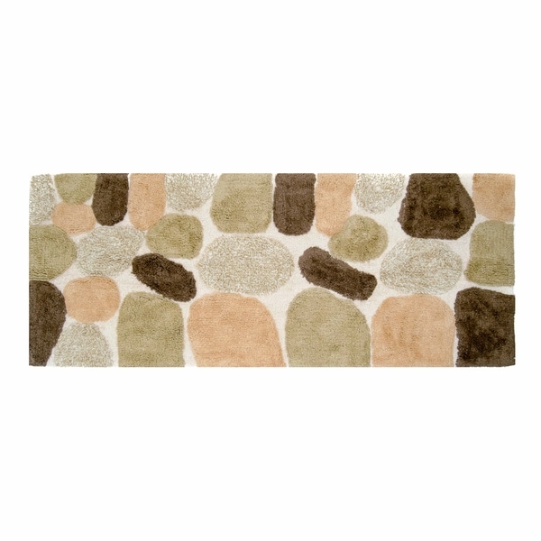 Chesapeake Pebbles Bath Rug Runner 24 X 60 On