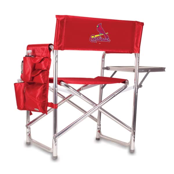 'MLB' National League Aluminum Sports Chair - St. Louis Cardinals- Red