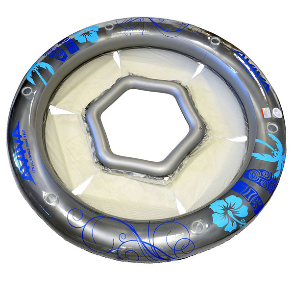Aviva by RAVE Sports Social Circle 6 Person Island Pool/Lake Float