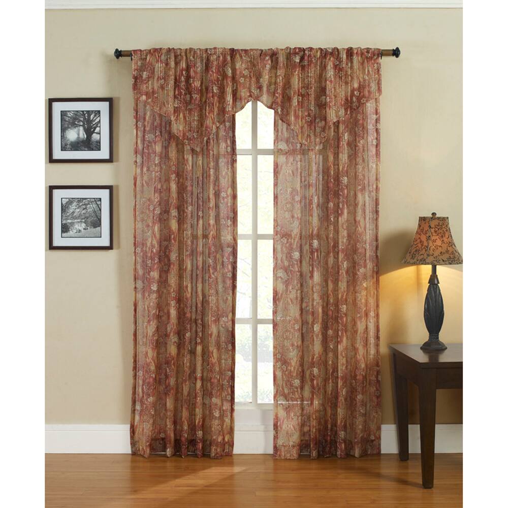 Parisian Sheer Ascot Valance