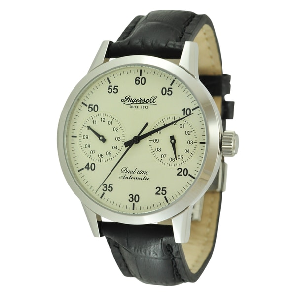 Shop Ingersoll Men's 'Sitting Bull' Automatic Dual Time Display Watch