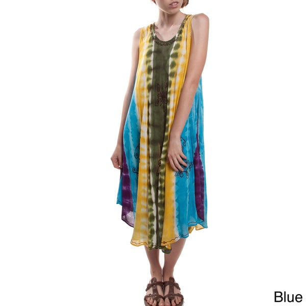 Gina's Summer Rayon Sundress (India) - Free Shipping On Orders Over $45 ...
