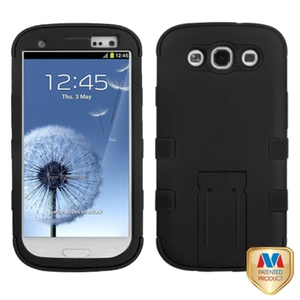 BasAcc Black/ Black TUFF Hybrid Case for Samsung Galaxy S III/ S3 BasAcc Cases & Holders