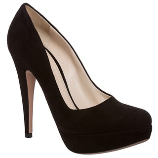 Prada Women's Suede Platform Pumps Prada Designer Women's Shoes