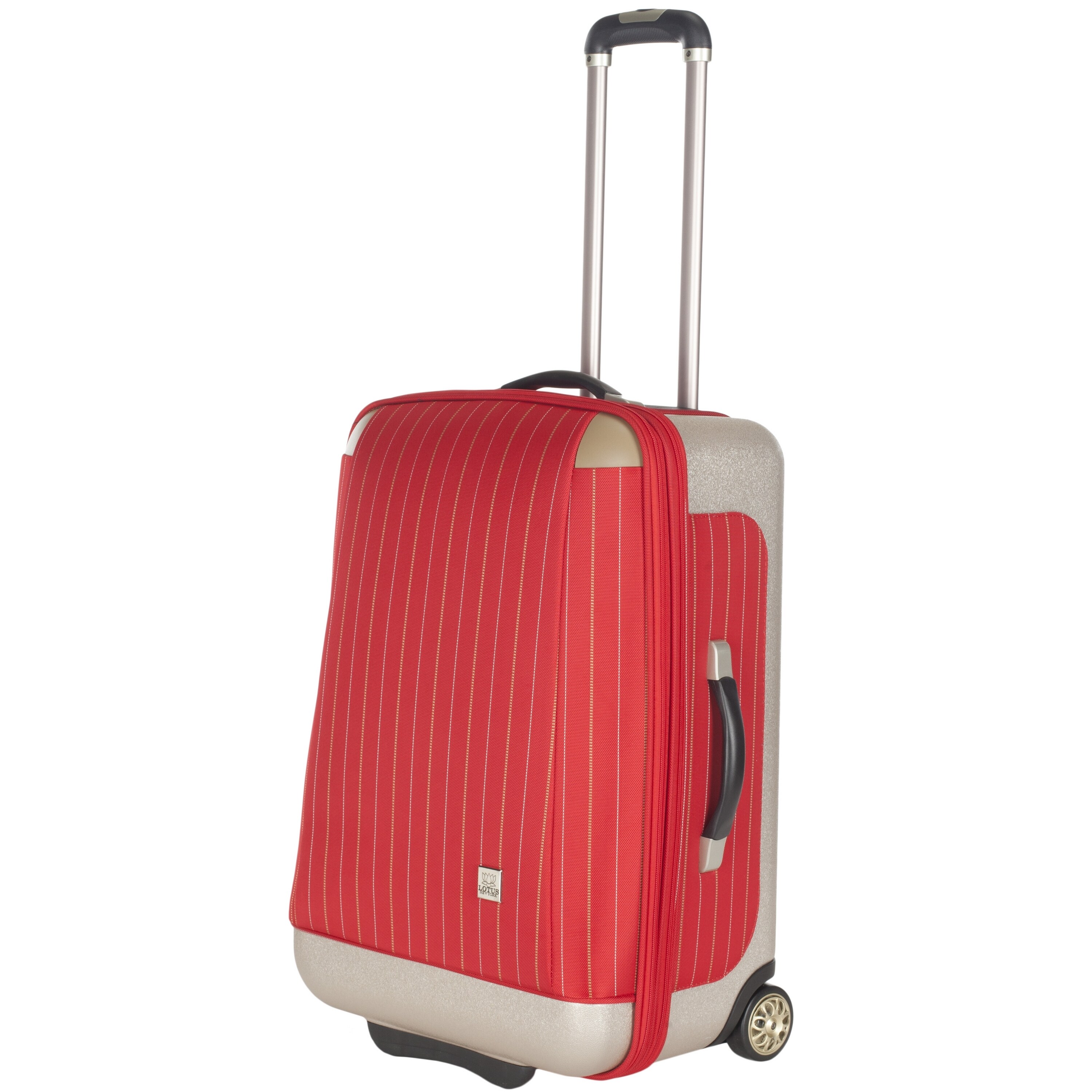 red carry on suitcase