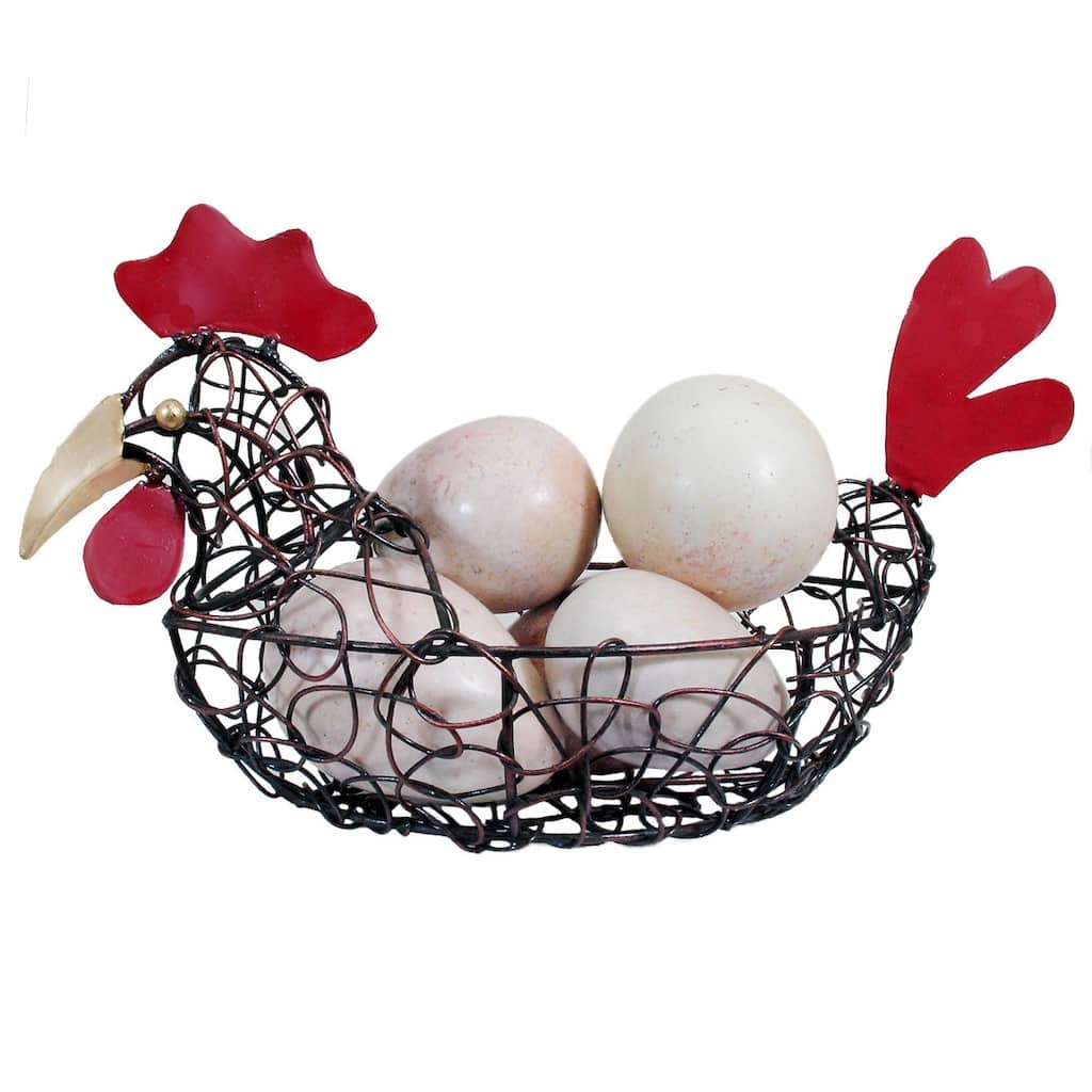 Handmade Chicken Wire Bowl (Indonesia)