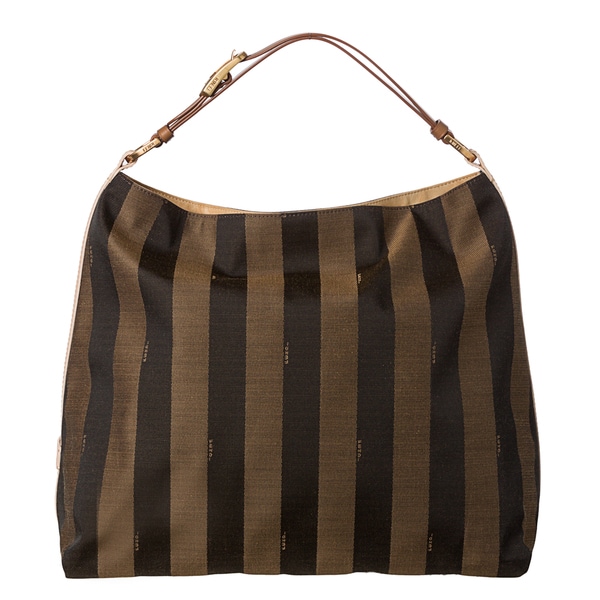 Fendi Pequin Large Striped Hobo  ™ Shopping   Big