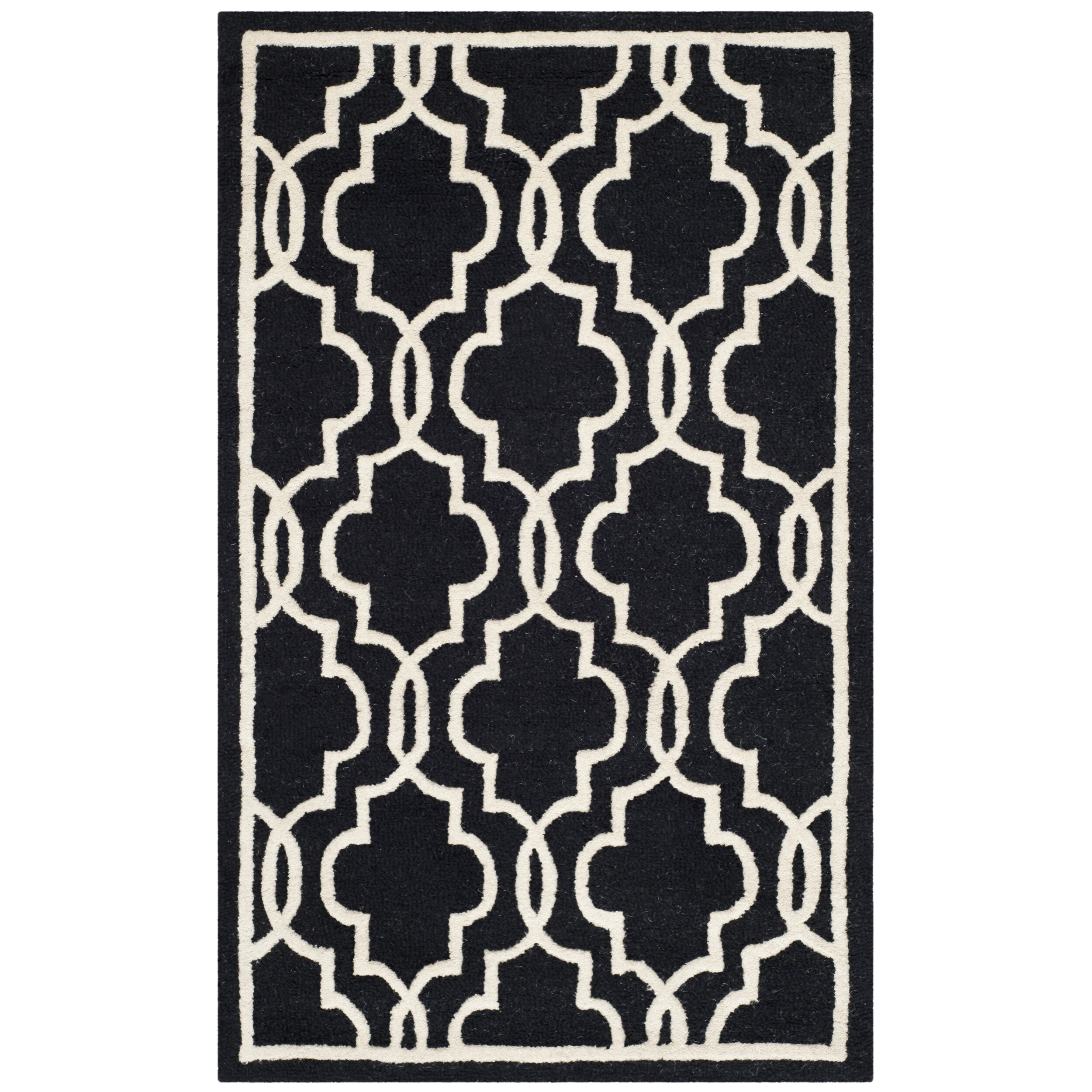 Shop Safavieh Handmade Moroccan Cambridge Black Wool Rug X Free Shipping On Orders