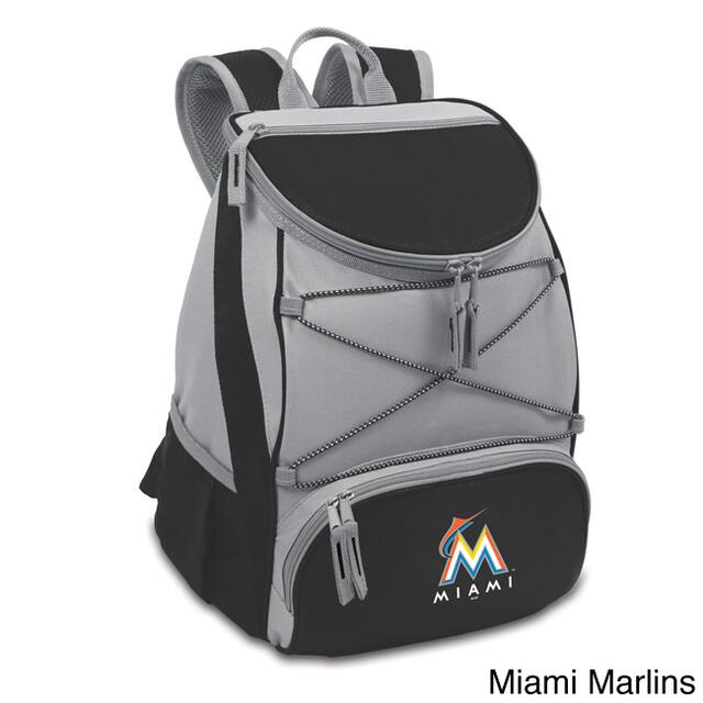 Picnic Time PTX MLB National League Backpack Cooler - Miami Marlins