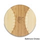 preview thumbnail 14 of 13, Picnic Time Homerun MLB American League 12-inch Baseball-shaped Cutting Board Brown/Baltimore Orioles