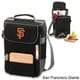 preview thumbnail 13 of 12, MLB 'Duet' Two-bottle Wine and Cheese Cooler Tote Black/San Francisco Giants