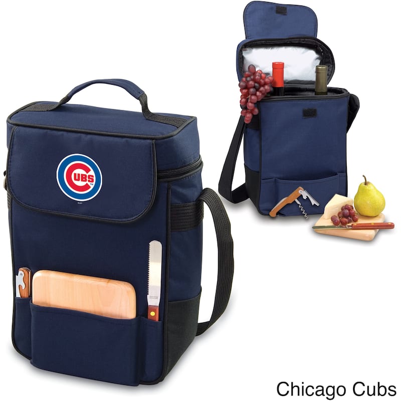 MLB 'Duet' Two-bottle Wine and Cheese Cooler Tote - Chicago Cubs/Blue