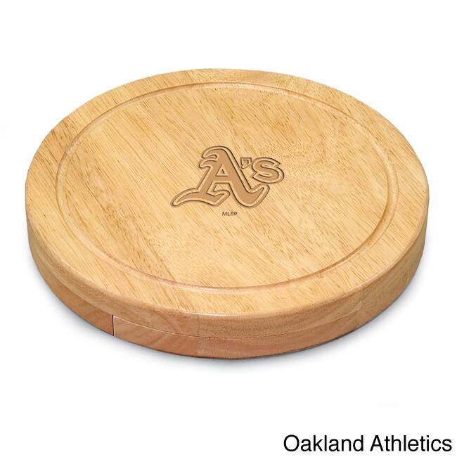 Circo MLB American League Cheese Board Set - Beige/Oakland Athletics
