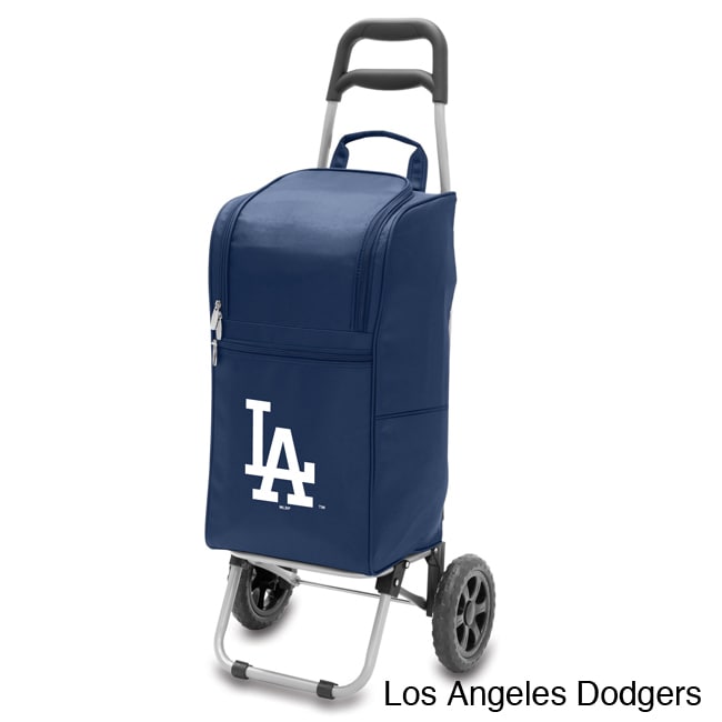 Mlb 15 quart Polyester/steel Insulated Cooler With Folding Trolley