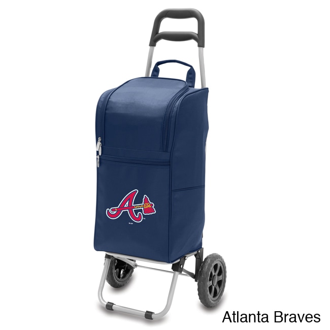 Mlb 15 quart Polyester/steel Insulated Cooler With Folding Trolley