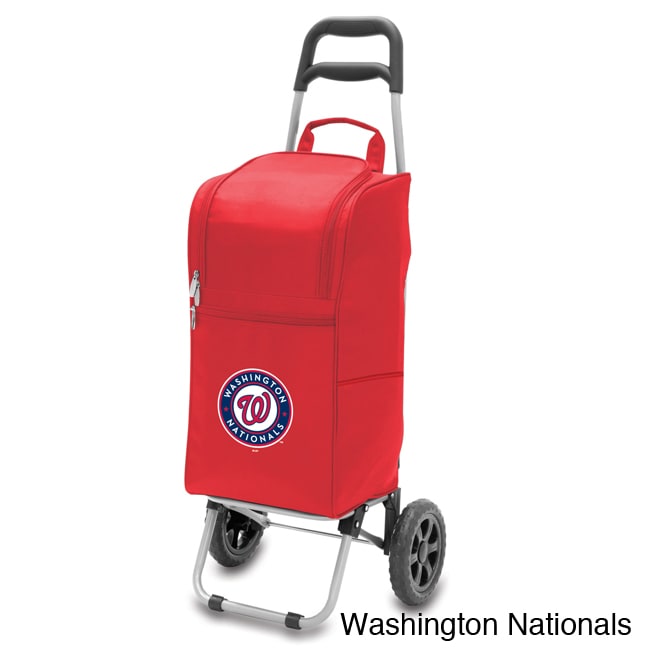 Mlb 15 quart Polyester/steel Insulated Cooler With Folding Trolley