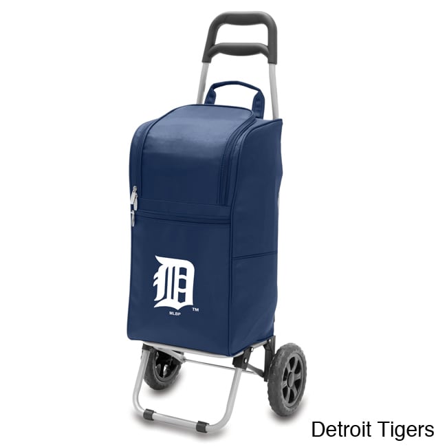 Mlb 15 quart Insulated Cooler With Folding Trolley