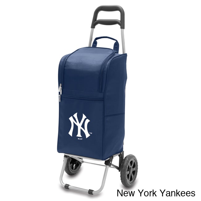 Mlb 15 quart Insulated Cooler With Folding Trolley