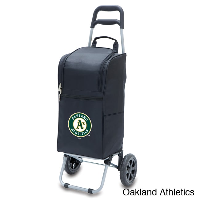 Mlb 15 quart Insulated Cooler With Folding Trolley