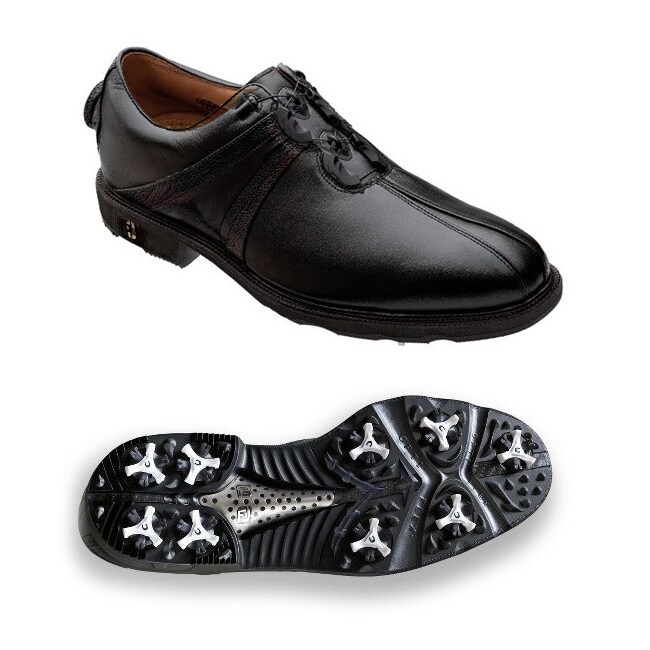 footjoy icon black golf shoes