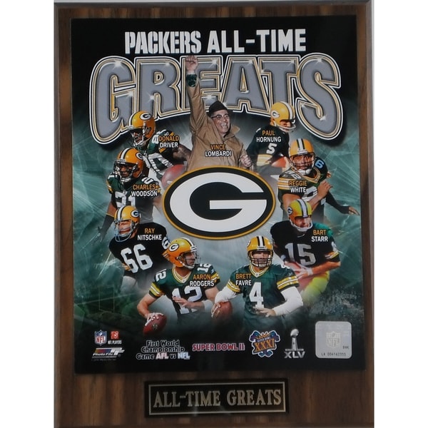 Green Bay Packers 'All Time Greats' Plaque