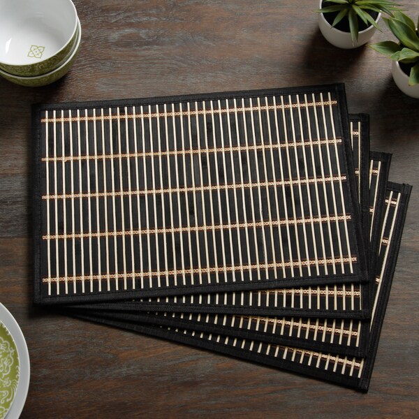 Reversible Design Rectangular Placemats (Set of 4)