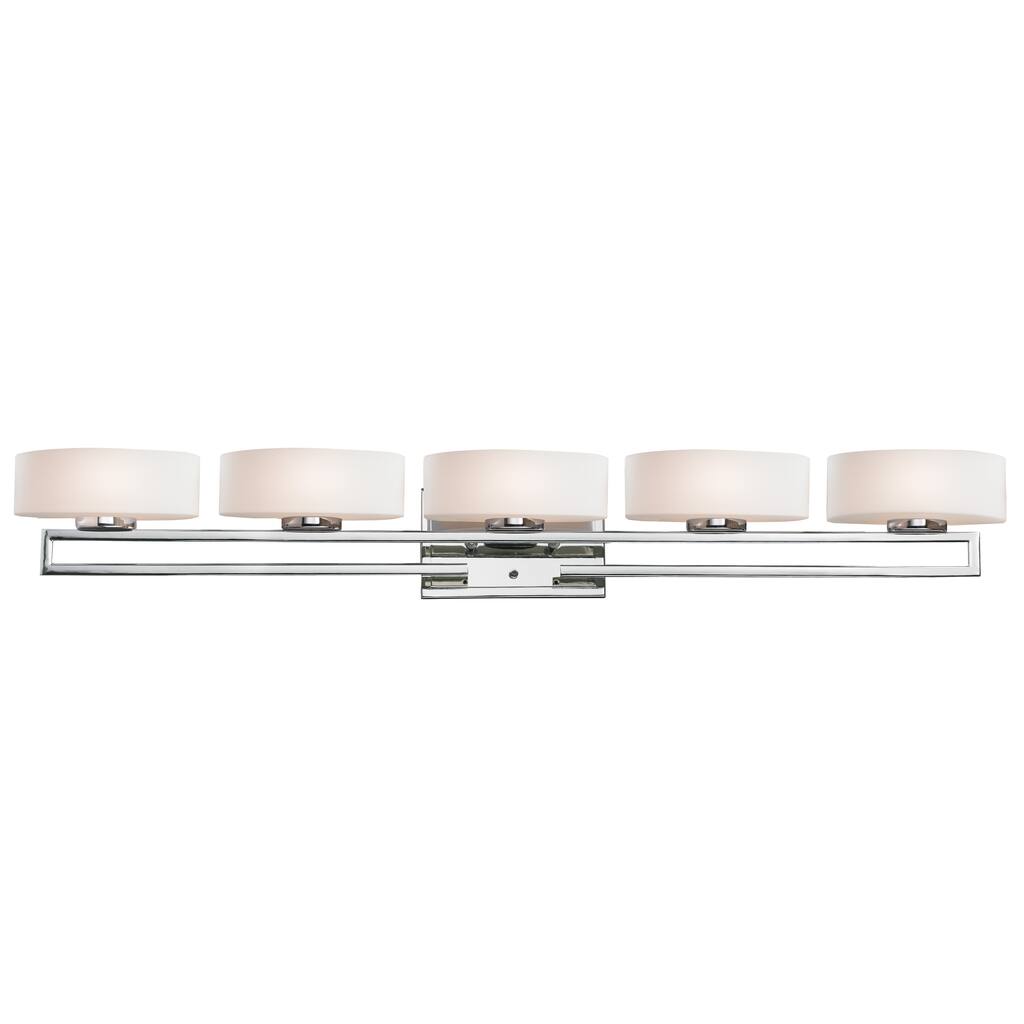 Cetynia 5-light Chrome Vanity
