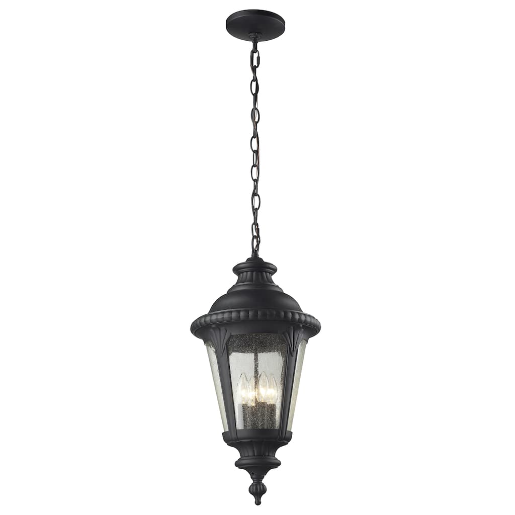 Medow 4-light Black Hanging Lantern