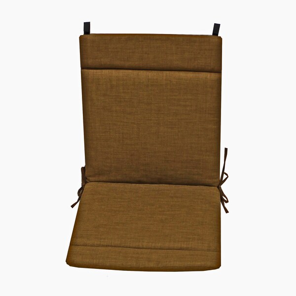 Blazing Needles Solid Neutral Outdoor Seat/Back Chair/Rocker Cushion Free Shipping Today