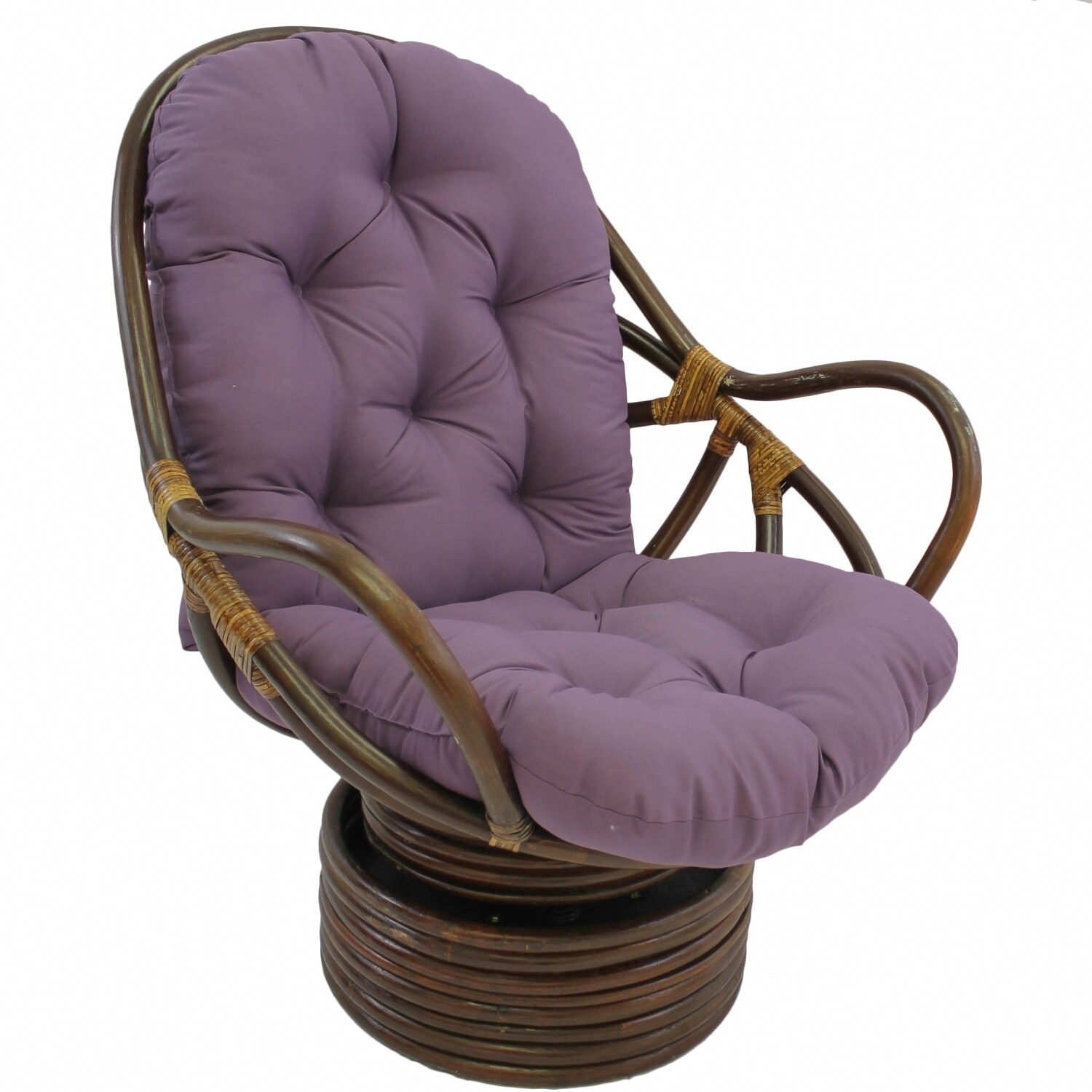 rattan swivel cushion