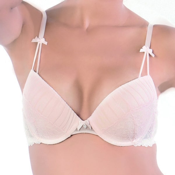 Affinitas Women's Pale Pink 'Ida' Molded Padded Bra Bras