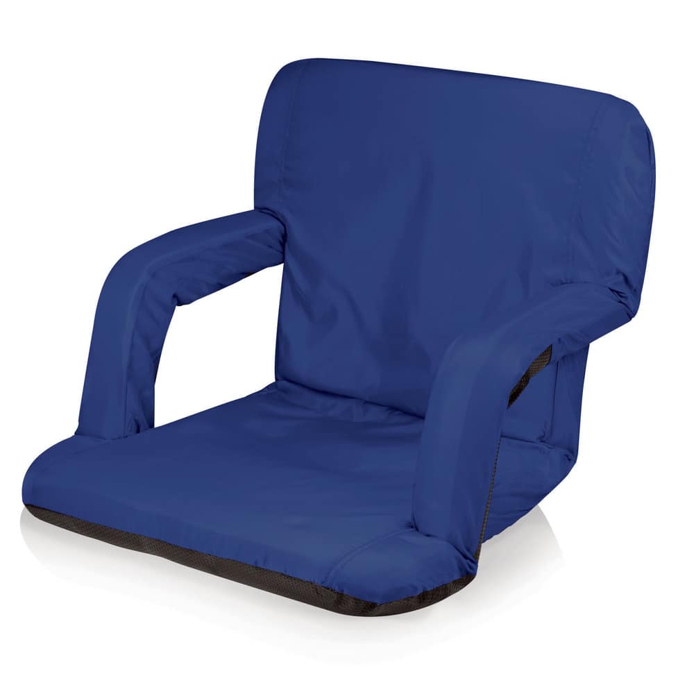 Picnic Time Ventura Navy Blue Portable Reclining Stadium Seat