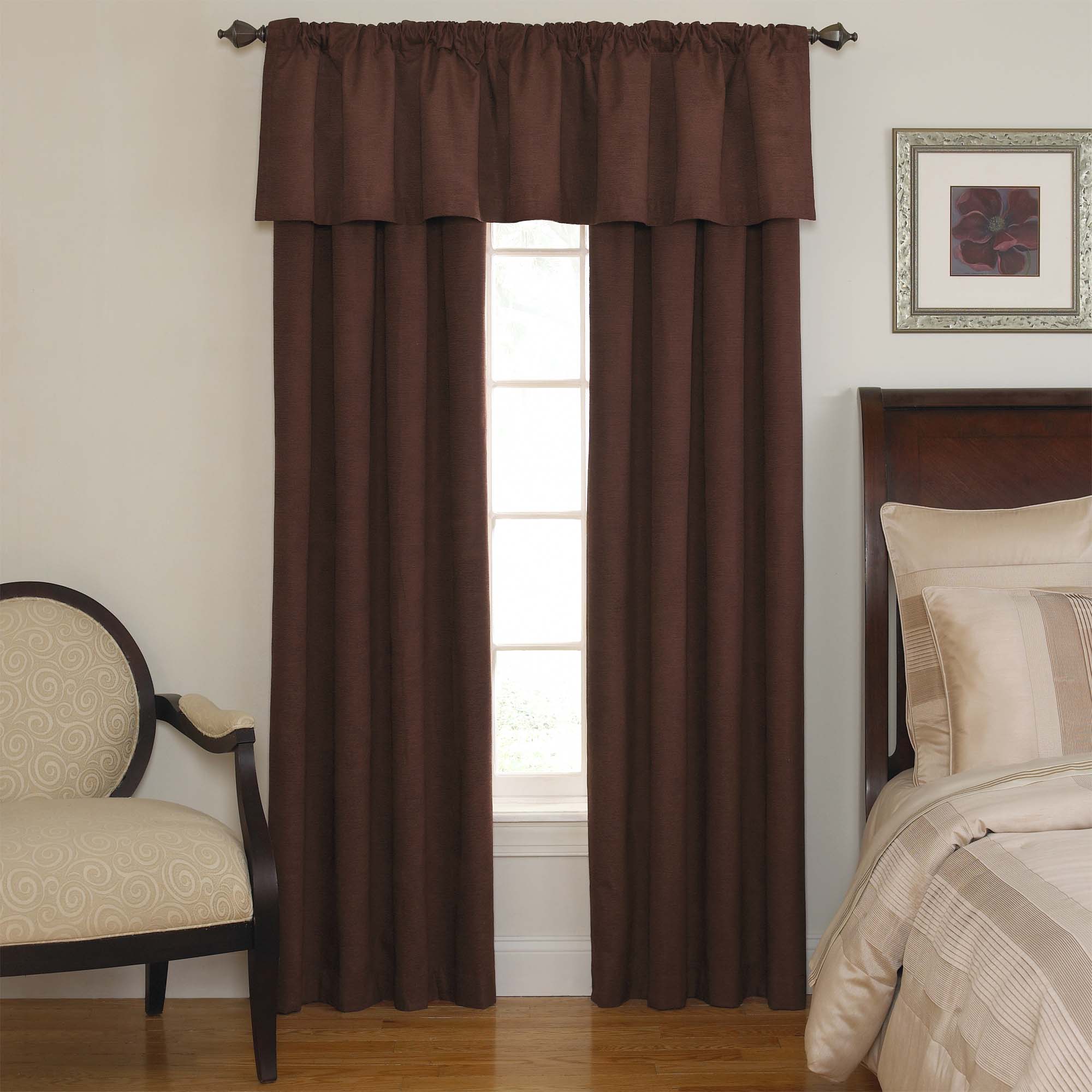 Sound Asleep Room darkening Chocolate Curtain Collection