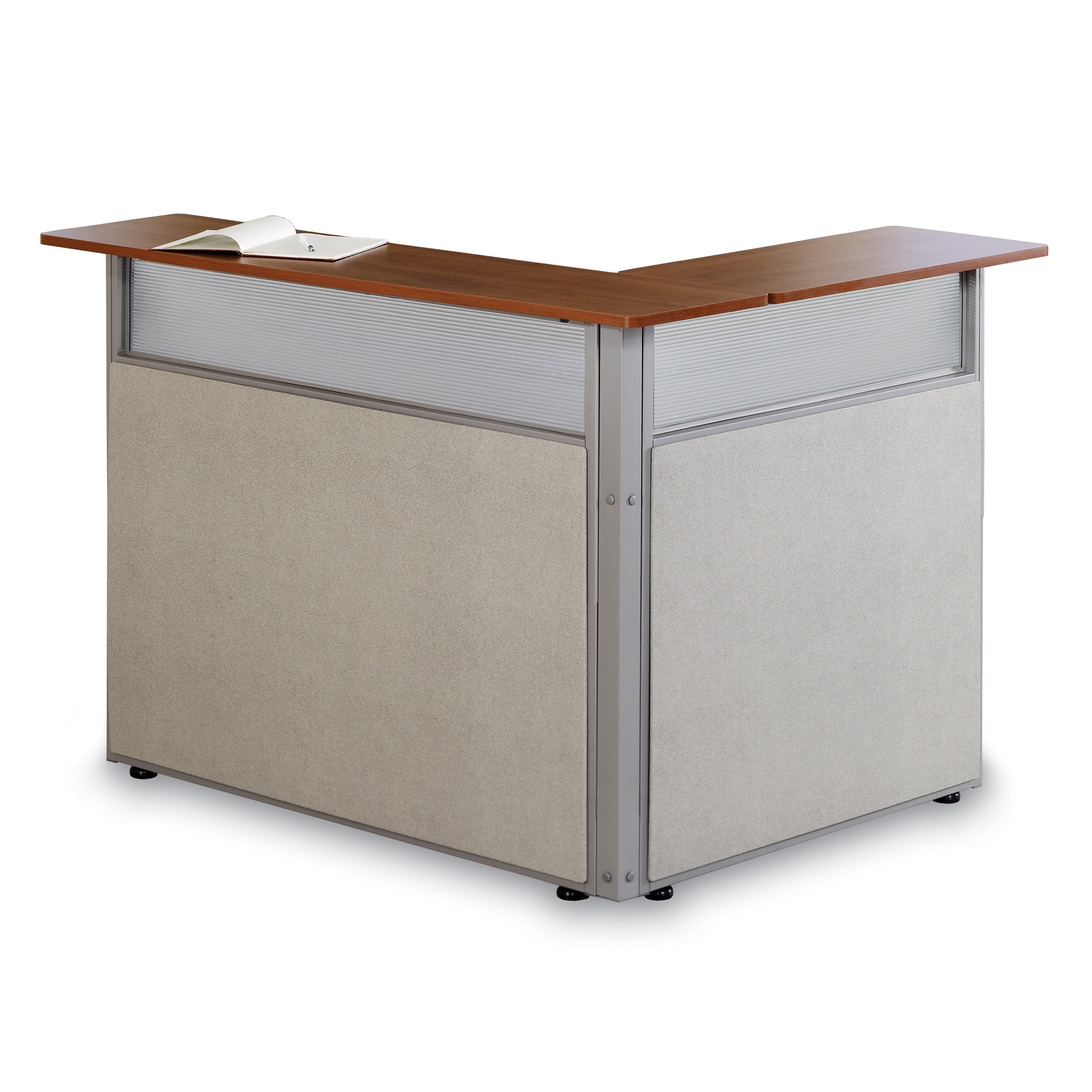 Shop Ofm Scratch Resistant L Shaped Reception Desk Free Shipping