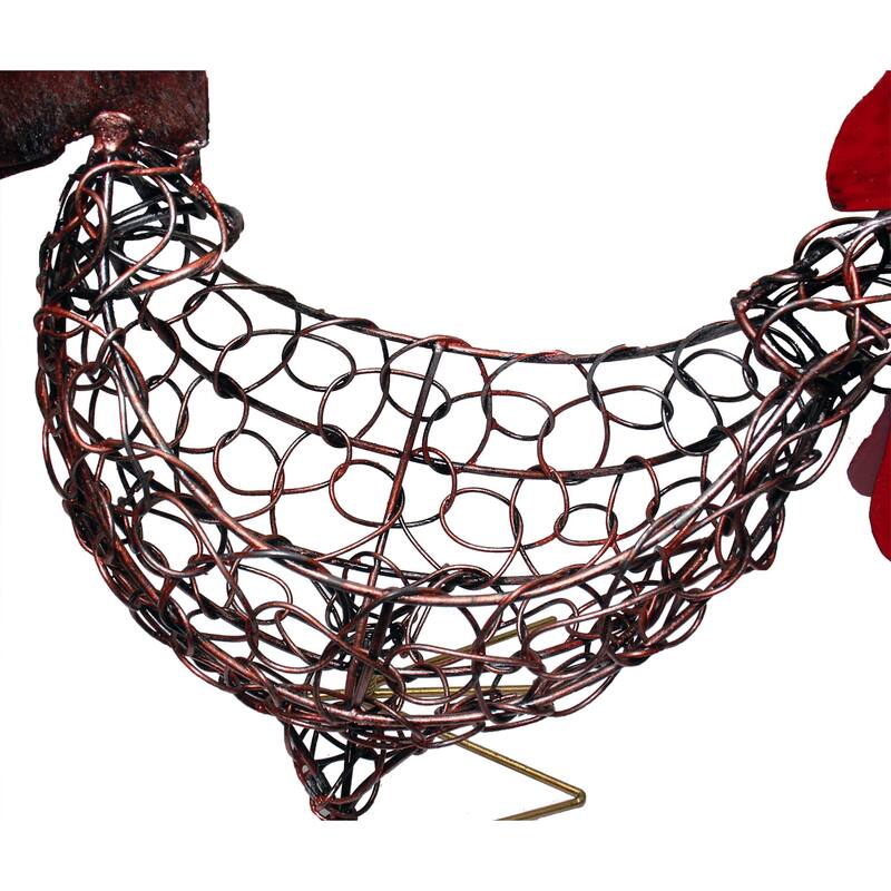 Handmade Deep Wire 12-inch Chicken Bowl (Indonesia)