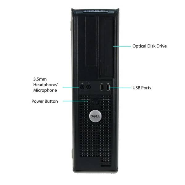 Dell Optiplex 755 Intel Core 2 Duo 2 66ghz Cpu 4gb Ram 750gb Hdd Windows 10 Pro Desktop Computer Refurbished Overstock