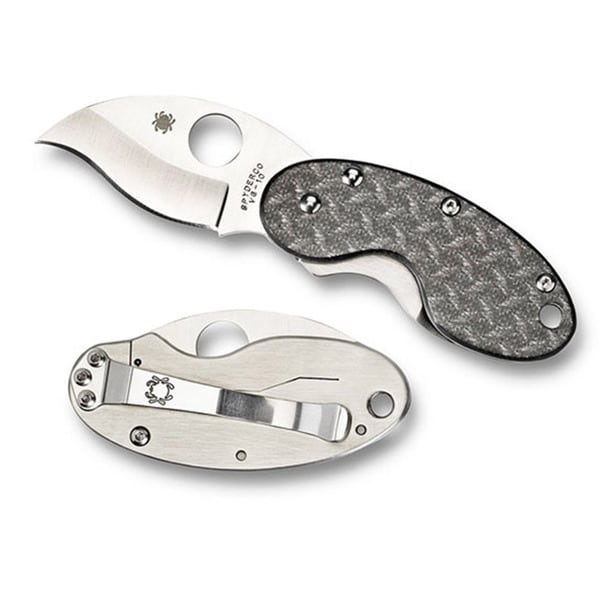 Spyderco Cricket Nishijin Glass Fiber Plain Edge Hunting Knife Spyderco Lockback Knives