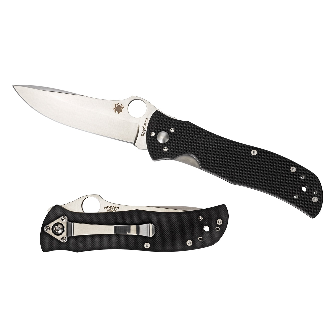 Spyderco Starmate Black G 10 Plainedge (BlackBlade materials Stainless steelHandle materials G 10Blade length 3.75 inchesHandle length 4.95 inchesWeight 0.31 poundsDimensions 8.7 inches x 0.25 inches x 1.25 inchesBefore purchasing this product, plea